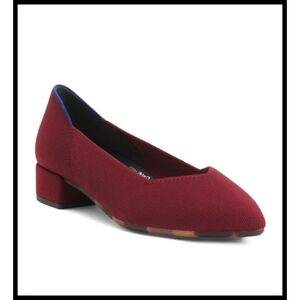 Rothy's The High Point Heel Slip On Shoes Love Insole Autumn Red Women's Size 9